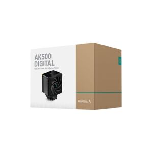 Deepcool AK500 DIGITAL - Processor-køler - (for: LGA1155, LGA2011, LGA1150, LGA2011-3, LGA1151, AM4, LGA2066, LGA1200, LGA1700, AM5) - 120 mm