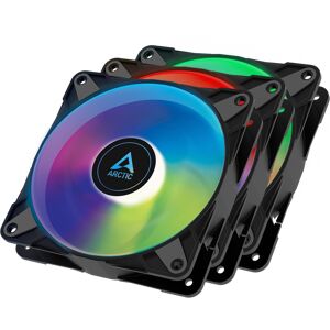 P12 Arctic PWM PST A-RGB Black 3 Pack