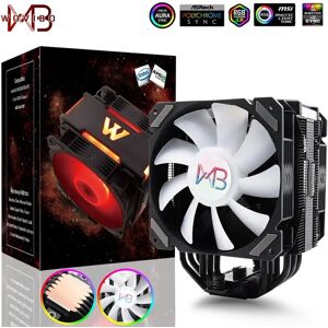 Wovibo Ventilateur de refroidissement CPU  120mm  4 broches  pour carte mère LGA 1150 1151 1155 1200 1700