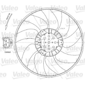 Valeo Ventilateur, refroidissement du moteur VALEO 696028