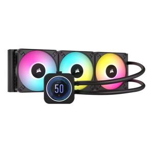 CORSAIR iCUE H150i ELITE LCD XT - Système de refroidissement liquide de processeur - Taille de radiateur : 360 mm - (pour : LGA1156, LGA1366, AM3, LGA1155, LGA2011, LGA1150, LGA1151, AM4... Publicité