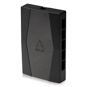 Arctic Case Fan Hub Distributeur de Ventilateurs PWM 10 Fois Plus Puissant avec SATA Power, Clés USB Noir - Publicité