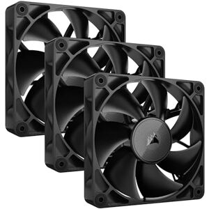 Corsair iCUE Link RX120 Ventilateurs 120mm PWM avec Hub Système iCUE Link Roulement à Dôme Magnétique Triple Pack Noir - Publicité