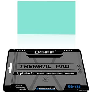 BSFF Tampon Thermique, Tampons Thermiques en Silicone 80x40x2mm, pour Le dissipateur Thermique d'ordinateur Portable/GPU/CPU/LED - Publicité