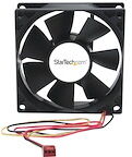 StarTech.com Ventilateur PC à Double Roulement à Billes - Alimentation TX3 - 80 mm kit de ventilation pour ordinateur