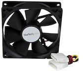 StarTech.com Ventilateur pour PC à Deux Roulements à Billes - Connecteur LP4 - 92mm - 1x LP4 Femelle - 1x LP4 Mâle kit de ventilation pour ordinateur