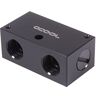 Alphacool ES Distro Plate C1 verdeler, zwart