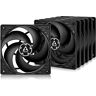 Arctic P12 (5 Stuk) PC Fan, 120mm Fan, Ventilator, Geoptimaliseerd voor statische druk, Case fan, 1800 rpm Zwart