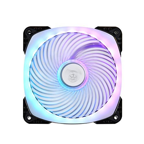 90163 SilverStone SST-AP124-ARGB – luftpenetrator 120 mm högpresterande högeffektiva chassifläkt med extra RGB LED, unik luftflödesskanalisering,