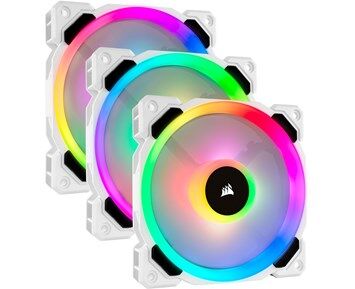 Corsair LL Series 120mm RGB White 3-pack