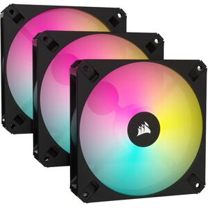 Corsair iCUE AR120 Digital RGB 120mm PWM Case Cooling Fan Triple Pack - Black - CO-9050167-WW