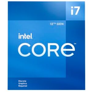 Intel Core i7-12700F 12. Generation Desktop Prozessor (Basistakt: 2.1GHz, 12 Kerne, LGA1700, RAM DDR4 und DDR5 bis zu 128GB) BX8071512700F