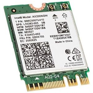 Intel Wi-Fi 6 AX200 - WLAN + Bluetooth 5.0 Adapter - M.2/A-E-key