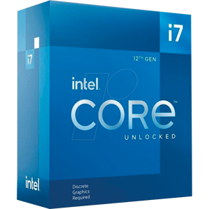 BX8071512700KF - Intel Core i7-12700KF, 3.60GHz, boxed, 1700