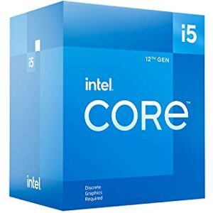 Intel Core i5-12400F 12. Generation Desktop Prozessor (Basistakt: 2.5GHz, 6 Kerne, LGA1700, RAM DDR4 und DDR5 bis zu 128GB) BX8071512400F