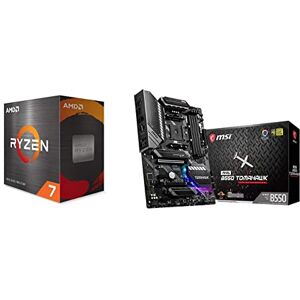 AMD Ryzen 7 5800X Box & MSI MAG B550 Tomahawk ( AM4 DDR4 M.2 USB 3.2 Gen 2 HDMI ATX Gaming Motherboard  Ryzen™ 5000 Prozessoren