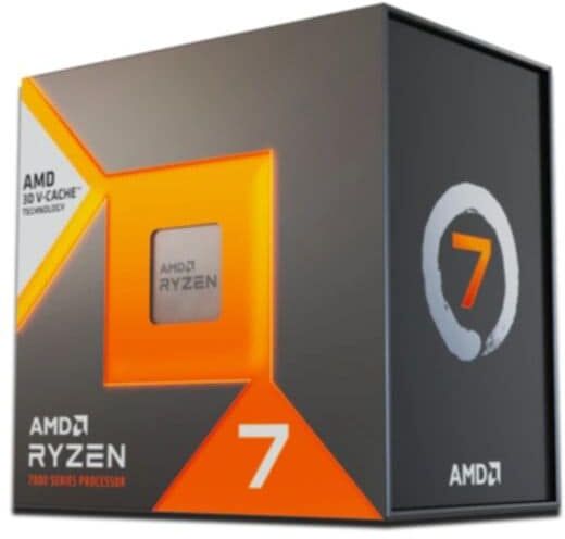 AMD Prozessor "7800X3D" Prozessoren 8 Kerne, 4200MHz, AM5 bunt Prozessor