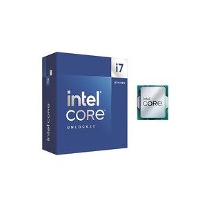 Intel®   Core™ i7-14700K - 20-Core - 3,4 GHz (Op til 5,6 GHz Turbo) - LGA1700-Socket - Intel® UHD Graphics   Box (Uden køler)