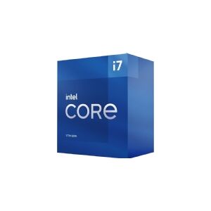 Intel® Core™ i7 11700 (Rocket Lake) - 8-core - 2,5 GHz (4,9 GHz turbo) - LGA1200 socket - Intel® Graphics UHD 750 - Box (Inkl. køler)