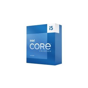 Intel® Core™ i5-13600K (Raptor-Lake)- 14-Core (6 P-kerner & 8 E-kerner) - 20 tråde - 3,9 GHz (Op til 5,1 GHz - Intel® Turbo Boost) - LGA1700-Socket - Intel® UHD Graphics - Box (Uden køler)