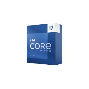 Intel® Core™ i7-13700K (Raptor-Lake)- 16-Core (8 P-kerner & 8 E-kerner) - 24 tråde - 4,2 GHz (Op til 5,4 GHz - Intel® Turbo Boost) - LGA1700-Socket - Intel® UHD Graphics  - Box (Uden køler)