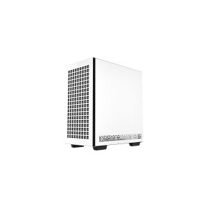 DeepCool CH370 WH - microATX - sidepanel med vindue (hærdet glas) - ingen strømforsyning (ATX / PS/2) - hvid - USB/Lyd