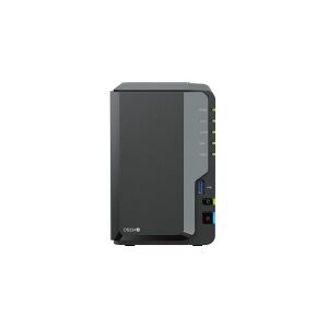 Synology DiskStation DS224+, NAS, Desktop, Intel® Celeron®, J4125, Sort