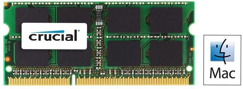 False Crucial DDR3 PC8500/1066MHz 4GB CL7 SODIMM Mac