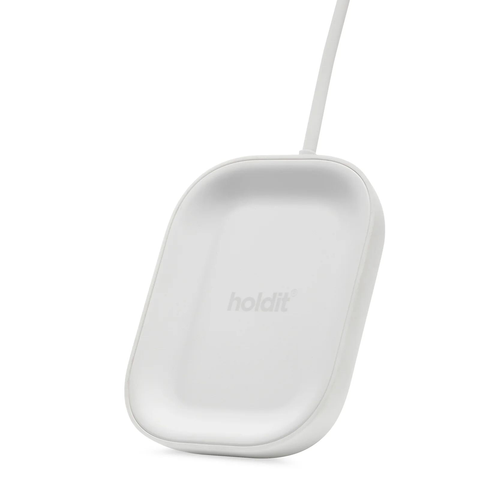 Holdit Wireless Earphone Charger - TWS Headset Trådløs Oplader - 5W - Hvid