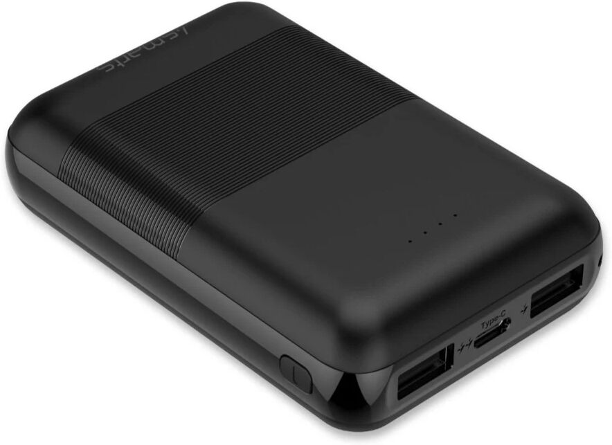 4Smarts 10W PowerBank Volthub Go2 10.000 mAh m. 2 x USB-A 1 x USB-C - Sort