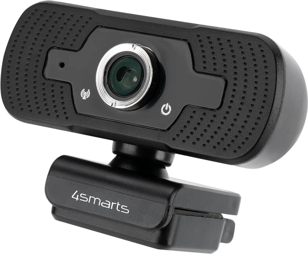 4smarts C1 Full HD Universal Webcam 1080p / 30fps m. Mikrofon - Sort