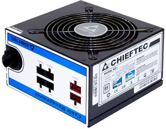 Chieftec 650W PSU, 85+,230V W/CABLE MNG