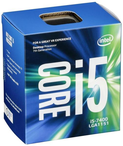 Intel Processore  Core i5-7400 3GHz 6MB Cache