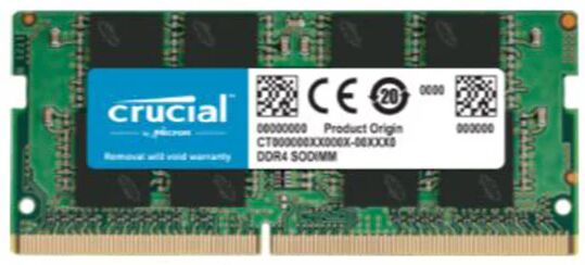 Crucial 8Gb Ddr4 Sodimm 3200Mhz Cl22 Notebook Laptop Ram