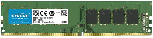 Crucial 8Gb Ddr4 Udimm 3200Mhz Cl22 Desktop Pc Memory Ram