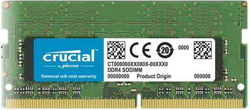 Crucial Dual Ranked Single Stick Notebook Laptop Memory Ram 32Gb