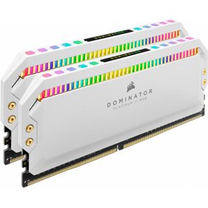 Corsair - D432GB 3200-16 Dom. Plat.RGB wh K4 cor (CMT32GX4M2E3200C16W)