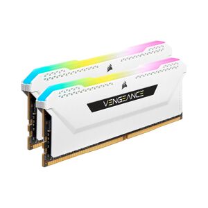 32GB (2x16GB) Corsair Vengeance RGB PRO SL DDR4-3200 RAM CL16 (16-20-20-38) Weiß