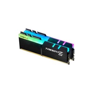 G.Skill TridentZ RGB Series - DDR4 - sæt - 16 GB: 2 x 8 GB - DIMM 288-PIN - 3200 MHz / PC4-25600 - CL16 - 1.35 V - ikke bufferet - ikke-ECC