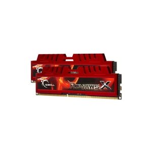 G.Skill Ripjaws-X - DDR3 - sæt - 16 GB: 2 x 8 GB - DIMM 240-pin - 1600 MHz / PC3-12800 - CL10 - 1.5 V - ikke bufferet - ikke-ECC