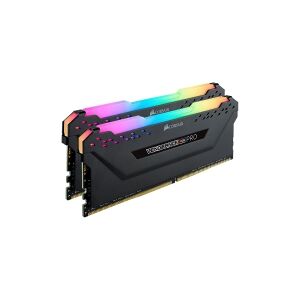 Corsair Microsystems CORSAIR Vengeance RGB PRO - DDR4 - sæt - 16 GB: 2 x 8 GB - DIMM 288-PIN - 3600 MHz / PC4-28800 - CL18 - 1.35 V - ikke bufferet - ikke-ECC - sort