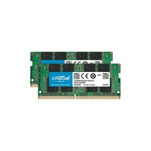 Crucial - DDR4 - sæt - 16 GB: 2 x 8 GB - SO DIMM 260-PIN - 3200 MHz / PC4-25600 - CL22 - 1.2 V - ikke bufferet - ikke-ECC