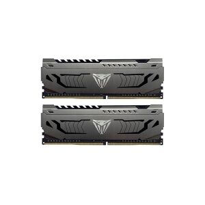 Patriot Memory Patriot Extreme Performance Viper Steel - DDR4 - sæt - 8 GB: 2 x 4 GB - DIMM 288-PIN - 3200 MHz / PC4-25600 - CL16 - 1.35 V - ikke bufferet - ikke-ECC - sort, pistolmetal grå