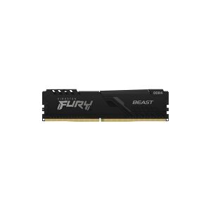 Kingston Technology Kingston FURY Beast - DDR4 - modul - 8 GB - DIMM 288-PIN - 3200 MHz / PC4-25600 - CL16 - 1.35 V - ikke bufferet - ikke-ECC - sort