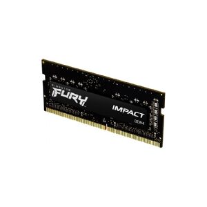 Kingston Technology Kingston FURY Impact - DDR4 - modul - 16 GB - SO DIMM 260-PIN - 3200 MHz / PC4-25600 - CL20 - 1.2 V - ikke bufferet - ikke-ECC - sort