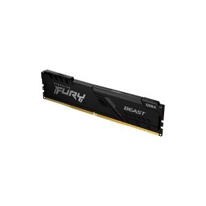 Kingston Technology Kingston FURY Beast - DDR4 - sæt - 64 GB: 2 x 32 GB - DIMM 288-PIN - 2666 MHz / PC4-21300 - CL16 - 1.2 V - ikke bufferet - ikke-ECC - sort