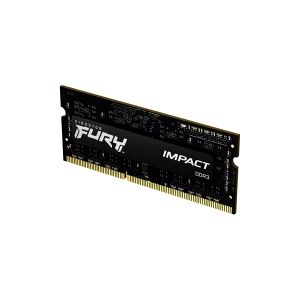 Kingston Technology Kingston FURY Impact - DDR3L - modul - 4 GB - SO DIMM 204-PIN - 1600 MHz / PC3L-12800 - CL9 - 1.35 / 1.5 V - ikke bufferet - ikke-ECC - sort