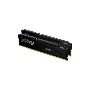 Kingston Technology Kingston FURY Beast - DDR5 - sæt - 16 GB: 2 x 8 GB - DIMM 288-PIN - 5600 MHz / PC5-44800 - CL40 - 1.25 V - ikke bufferet - on-die ECC