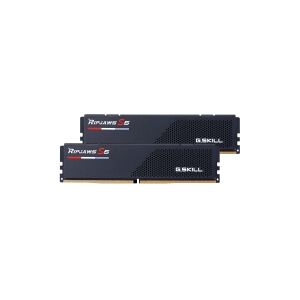 G.Skill Ripjaws S5 - DDR5 - sæt - 32 GB: 2 x 16 GB - DIMM 288-PIN lav profil - 6000 MHz / PC5-48000 - CL30 - 1.35 V - ikke bufferet - ikke-ECC - mat sort