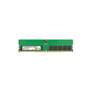 Crucial Micron - DDR5 - modul - 32 GB - DIMM 288-PIN - 4800 MHz / PC5-38400 - CL40 - 1.1 V - ikke bufferet - ECC